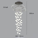 Axyaa Elegant Staircase Chandelier for Home Decoration with Indoor Ceiling Lighting