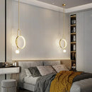Axyaa Glass Ball Pendant Lamp for Luxury Living Room, Study, LED Chandelier
