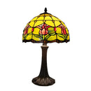 Axyaa Tiffany Style Tulip Desk Lamp Americana Design Rustic Bedroom Office Decor