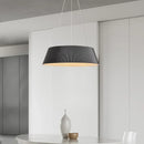 Axyaa Designer Wood Grain Ceiling Pendant Lamp for Living Room LED Lighting Fixtures