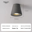 Axyaa Terrazzo Micro-Cement Ceiling Light for Minimalist Commercial Spaces