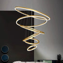 Axyaa Crystal Chandelier: Modern LED Ceiling Light for Living Room