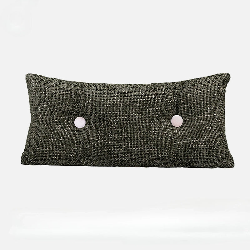 Axyaa Tufted Solid Sofa Cushion Bed Rest Accent Pillow for Living Room Bedroom