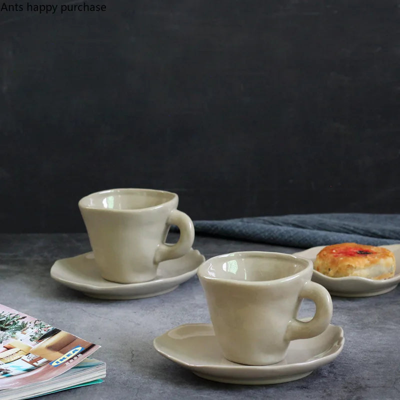 Axya Handmade Ceramic Coffee Cup 200ml - Set of 2