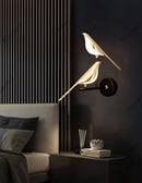Axyaa Magpie Wall Lamp: LED 360° Rotating, Bedroom & Living Room Lighting Decoration