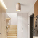 Axyaa Wood Stone LED Ceiling Lamp for Living Room, Durable Design
