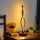 Axyaa Minimalist Nordic Art LED Desk Lamp for Bedroom, Adjustable Creative Atmosphere Lighting