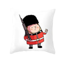 Axyaa London Cushion Cover: British Style Sofa Decor, Home Party Decoration Pillow Case