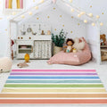 Axyaa Rainbow Cartoon Soft Carpet: Cute Bedroom & Living Room Decor Plush Mat