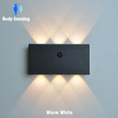 Axyaa Rechargeable LED Motion Sensor Wall Lamp with High Brightness for Home Decorating