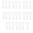 Axyaa 150ml Disposable Champagne Flutes Clear Toasting Glasses for Weddings
