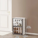 Axyaa Shoe Cabinet: Large Space-Saving Shoe Rack for Sneakers/Boots, Collapsible Organizer