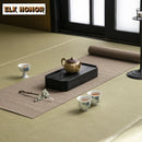 Axyaa Zen Tea Tray Handmade Wood Teapot Holder for Tea Brewing Craft