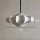 Axyaa Japanese Style Silk Lantern Pendant Lamp in Dark Bronze for Home and Restaurant Lighting.