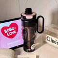Axyaa 850ml Gym Water Bottle with Tea Infuser and Handle