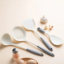 Axyaa Silicone Kitchenware Utensils Set - Pot Shovel, Leaky Spoon, Soup Ladle, Cooking Tools