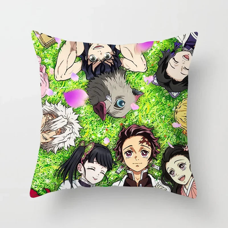 Demon Slayer Kimetsu no Yaiba Pillowcase for Kids Bedroom Decor by Axyaa