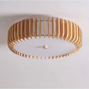 Axyaa Modern Wooden Ceiling Lights: Nordic Minimalist Chandelier for Living Room, Bedroom, Kitchen