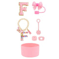 Axyaa 7pcs Cup Set for Stanley Tumbler: Straw, Cover, Cap, Boot, Stopper, Keychain, Sticker