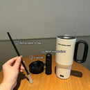 Axyaa Stainless Steel Insulated Tea Separation Water Bottle with Straw