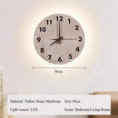 Axyaa Stone Staircase Corridor Background Wall Lamp Bedroom Clock Headboard