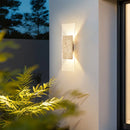 Axyaa Outdoor Waterproof Stone & Glass Wall Lamp LED Exterior Lighting