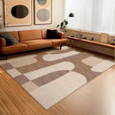 Axyaa Retro Style Large Area Rug, Soft Fluffy Living Room Bedroom Carpet
