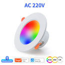 Axyaa 10W Smart Bluetooth Downlight RGBCW Dimmable LED Ceiling Light, App Control