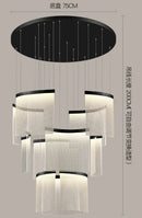 Axyaa Modern Chandelier Pendant Light for Living Room Staircase Lighting
