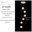 Axyaa Starry Sky Chandelier: Nordic Design Luxury Pendant Lights for Duplex Corridor