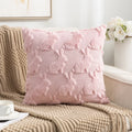 Axyaa Plush Solid Color Easter Pillowcase Cojines 45X45 for Home Sofa