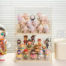 Acrylic Action Figure Display Case for Axyaa Collectibles - Dustproof Storage Cabinet