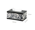 Axyaa Leather Tissue Box & Remote Control Storage: High-End Light Luxury Desktop Organizer