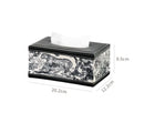 Axyaa Leather Tissue Box & Remote Control Storage: High-End Light Luxury Desktop Organizer