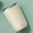 Axyaa Electric Magnetic Stirring Mug Stainless Steel Rotating Cup