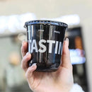 Axyaa 90oz PET Black American Coffee Party Cup - Customizable Takeaway Cup