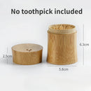 Axyaa Bamboo Toothpick Box: Creative & Disposable Restaurant Holder