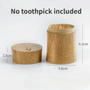 Bamboo Toothpick Box by Axyaa - Restaurant, Creative Holder, Disposable Toothpicks