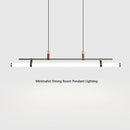 Axyaa Leather Strip Pendant Lights for Dining Room, Study Room, and Hotel Front Desk