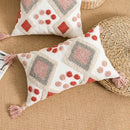 Boho Loop Tufted Tassel Pillow Cover for Home Decor by Axyaa