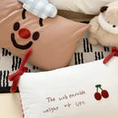 Axyaa Luxe Cotton King Bedding Set with Embroidery - Soft & Skin-Friendly
