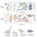 Axyaa Dino Alphabet Wall Decals for Kids Room Decor