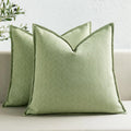 Axyaa Chenille Arrow Pillow Cover, Brown & Orange, Various Sizes