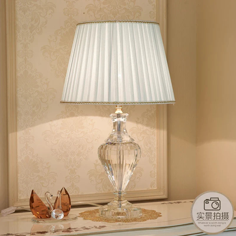 Axyaa Crystal Lamp: European Pastoral Style for Luxurious Bedrooms