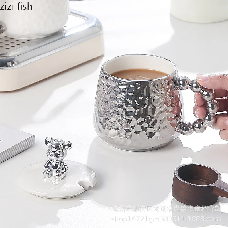 Axya Bear Ceramic Coffee Cup Set