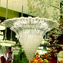Axyaa Luxury Crystal LED Chandelier for Home Living Room Restaurant Hotel Staircase