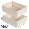 Axyaa Underwear Drawer Organizer Clothes Bra Socks Pants Storage Box for Wardrobe
