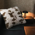 Axyaa Luxe Fox Fur Throw Pillows | High Quality Plush Back Cushion for Sofa Bed
