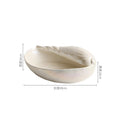 Axyaa Conch Ceramic Dry Ice Seafood Plate - Featured Molecular Cuisine Tableware