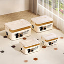 Axyaa Stackable Storage Box Organizer with Lid: Toys, Snacks, Books, Sundries Home Organization